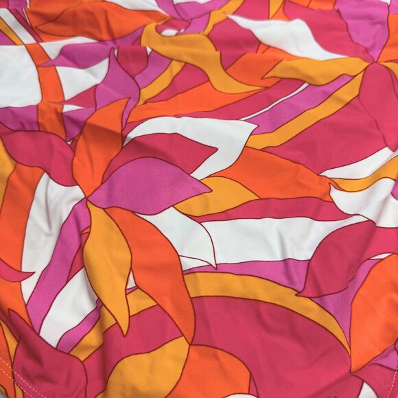 Beyond Control High Waisted Geometric Bikini Bottoms Size 12 Hi Rise Retro Boho - Picture 7 of 9